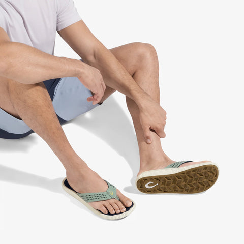 Ulele  -  Seagreen / Trench Blue
