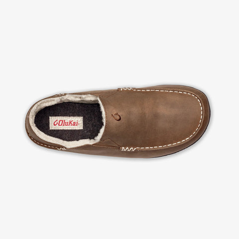 Moloā Slipper - Toffee / Dark Wood