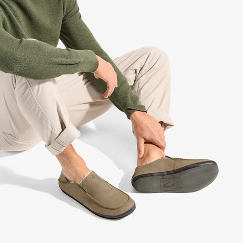 Moloā Slipper  -  Clay / Dk Java