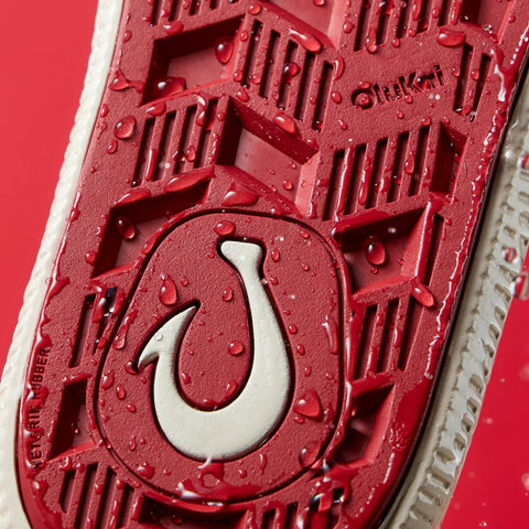 Ulele  -  Off White / Deep Red