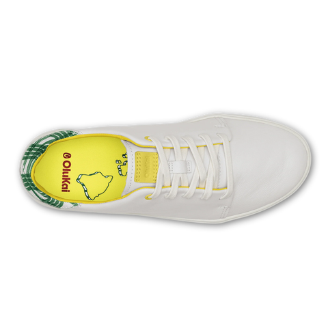 Wailea - Bright White / Medium Green