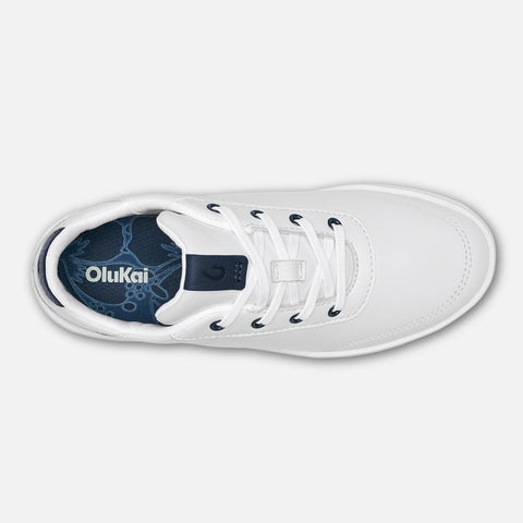 Puakea  -  Bright White / Trench Blue